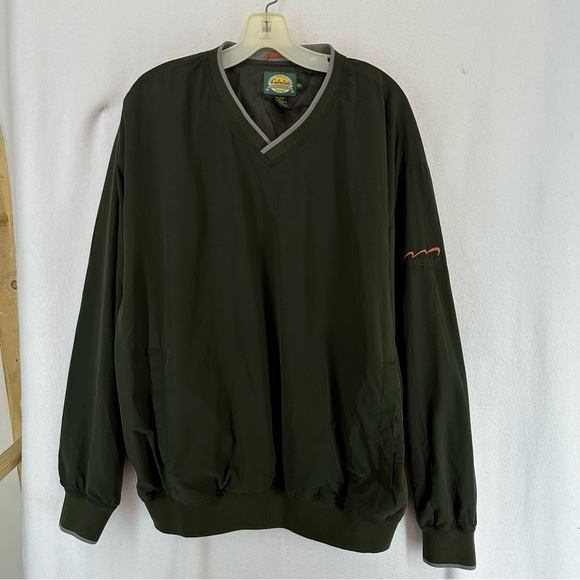 Cabela’s Pullover Lightweight Windbreaker Jacket Men’s Large Green